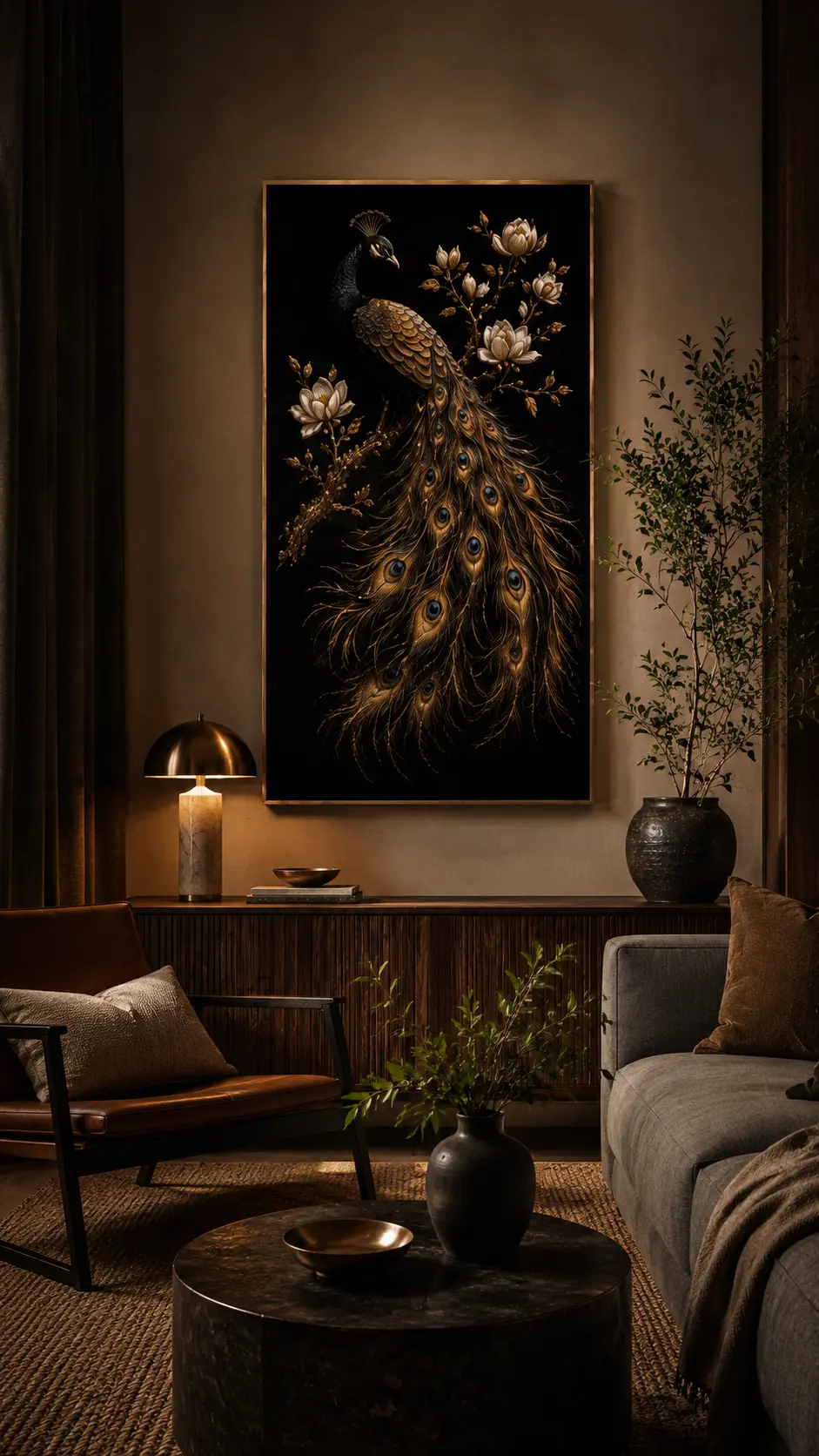 Dectorre embroidered wall art — textured thread detail